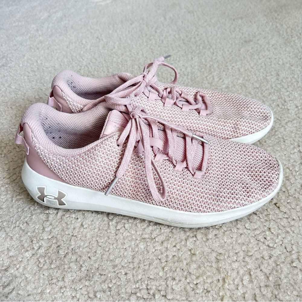 Baby Pink Under Armour Sneakers - Size 9 Women’s